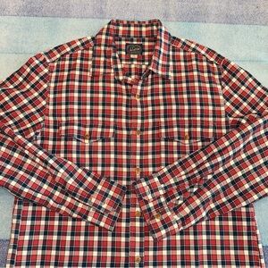 J Crew Men’s Sportsmen’s Outfitter Checkered Shirt Medium